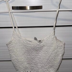 White Smocked Women’s Top